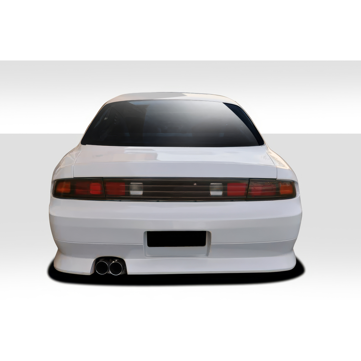 Modify your Nissan 240SX 1995 with our Exterior/Rear Bumpers or Lips - Rear view of vehicle from a mild angle