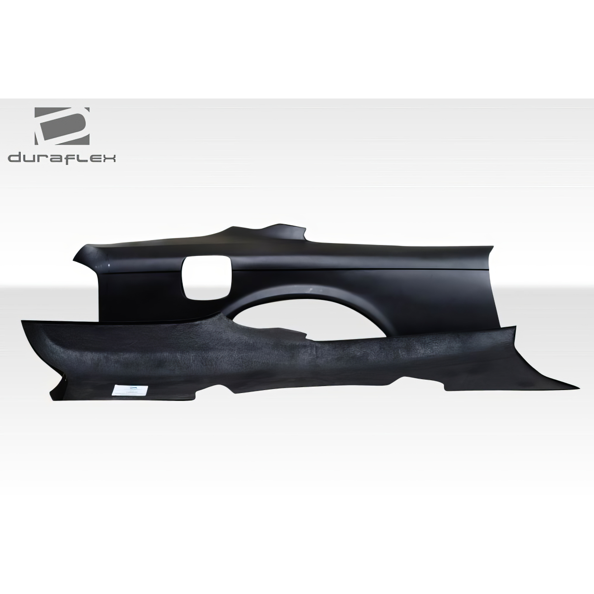 Modify your Nissan 240SX 1995 with our Exterior/Fenders - Side view of fender part at straight angle