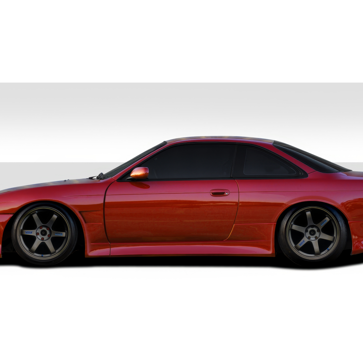 Modify your Nissan 240SX 1997 with our Exterior/Complete Body Kits - Side view showing sleek design and modifications