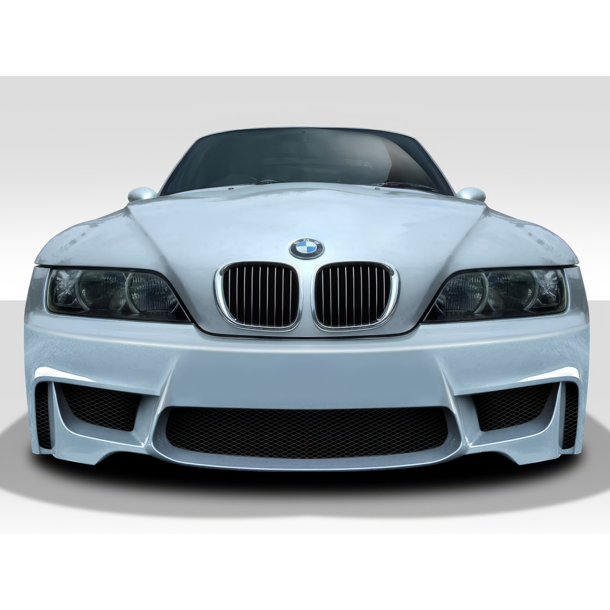 Modify your BMW Z3 1996 with our Exterior/Front Bumpers or Lips - Front view of the vehicle at eye level