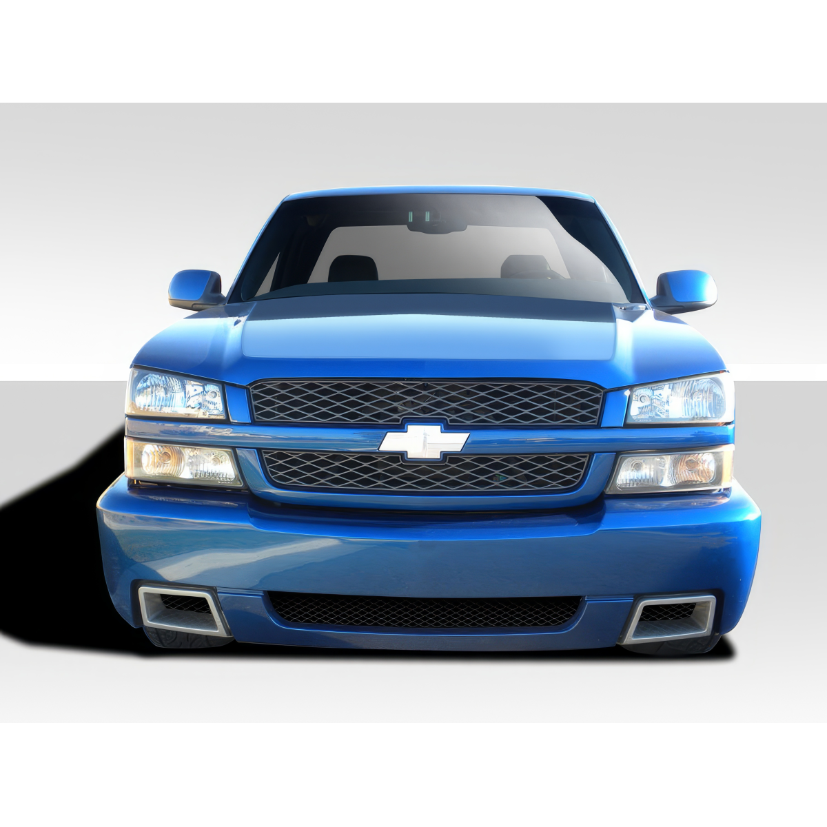 Modify your Chevrolet Avalanche 2003 with our Exterior/Front Bumpers or Lips - Front view angled slightly downward