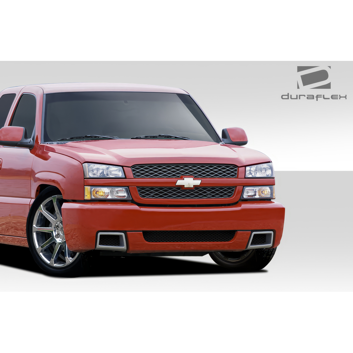 Modify your Chevrolet Avalanche 2003 with our Exterior/Front Bumpers or Lips - Front view of the Chevrolet Avalanche at eye level