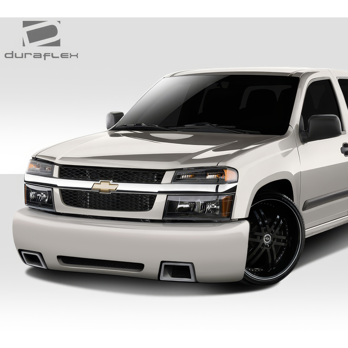 Modify your Chevrolet Colorado 2004 with our Exterior/Front Bumpers - Front angle view of the vehicle