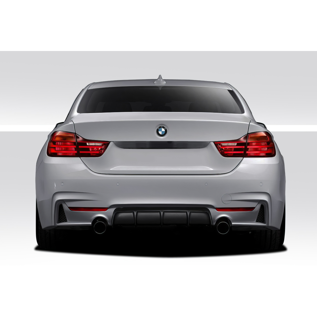 Modify your BMW 4-Series 2014 with our Exterior/Complete Body Kits - Rear view of the vehicle at a straight angle