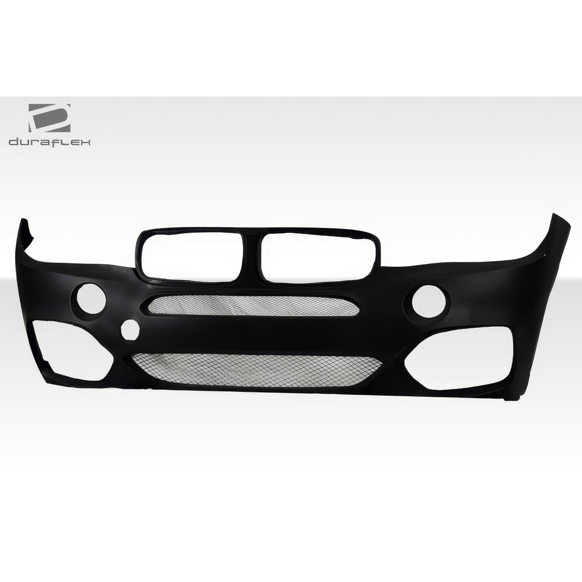 Modify your BMW X5 2014 with our Exterior/Front Bumpers or Lips - Front view of the bumper part at a straight angle