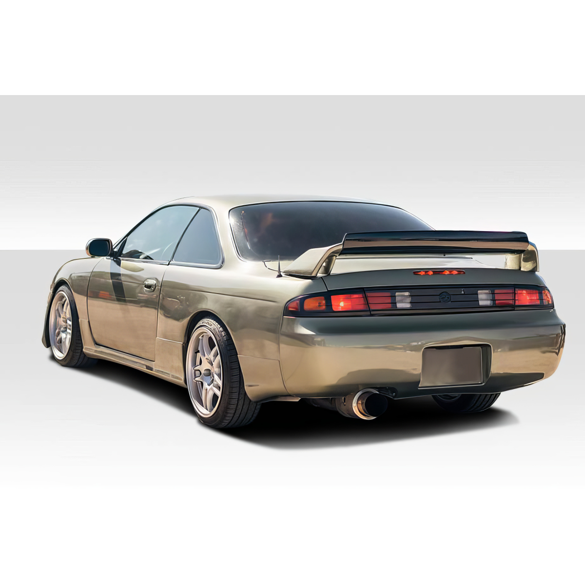 Modify your Nissan 240SX 1995 with our Exterior/Complete Body Kits - Rear three quarter view angle of the vehicle