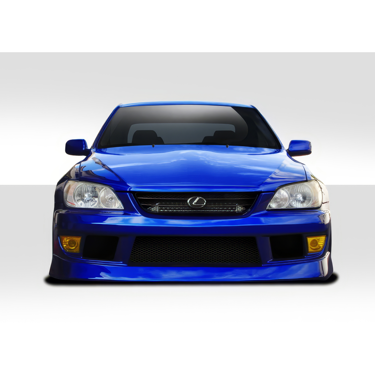 Modify your Lexus IS Series 2000 with our Exterior/Complete Body Kits - Front view of a blue Lexus IS300