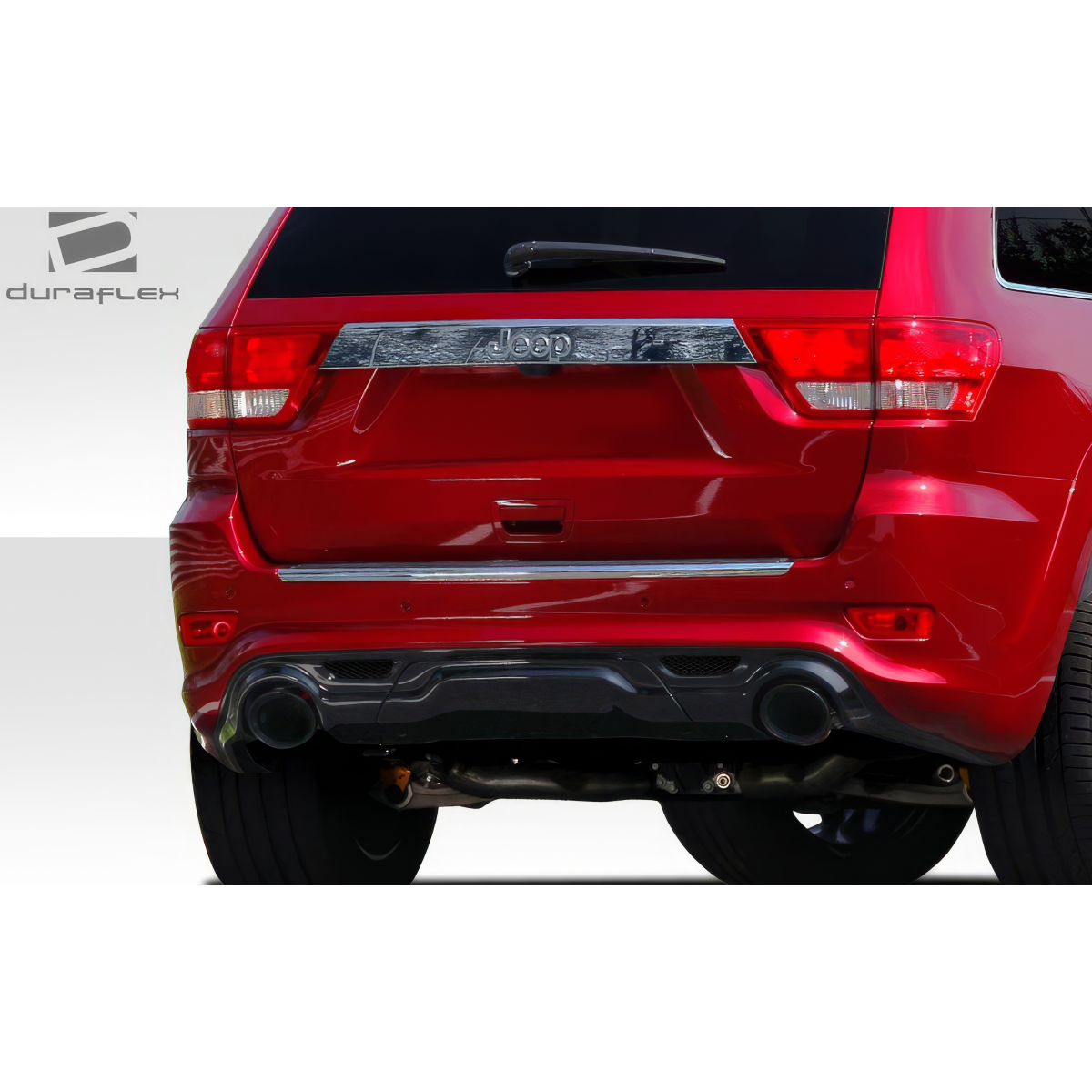 Modify your Jeep Cherokee 2011 with our Exterior/Rear Bumpers or Lips - Rear view angle of Jeep Cherokee rear bumper