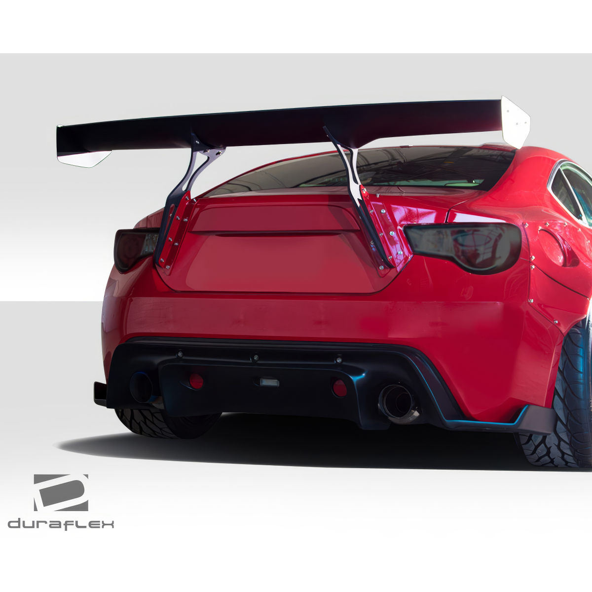 Modify your Subaru BRZ 2013 with our Exterior/Wings - Rear angle view showcasing the wing attachment