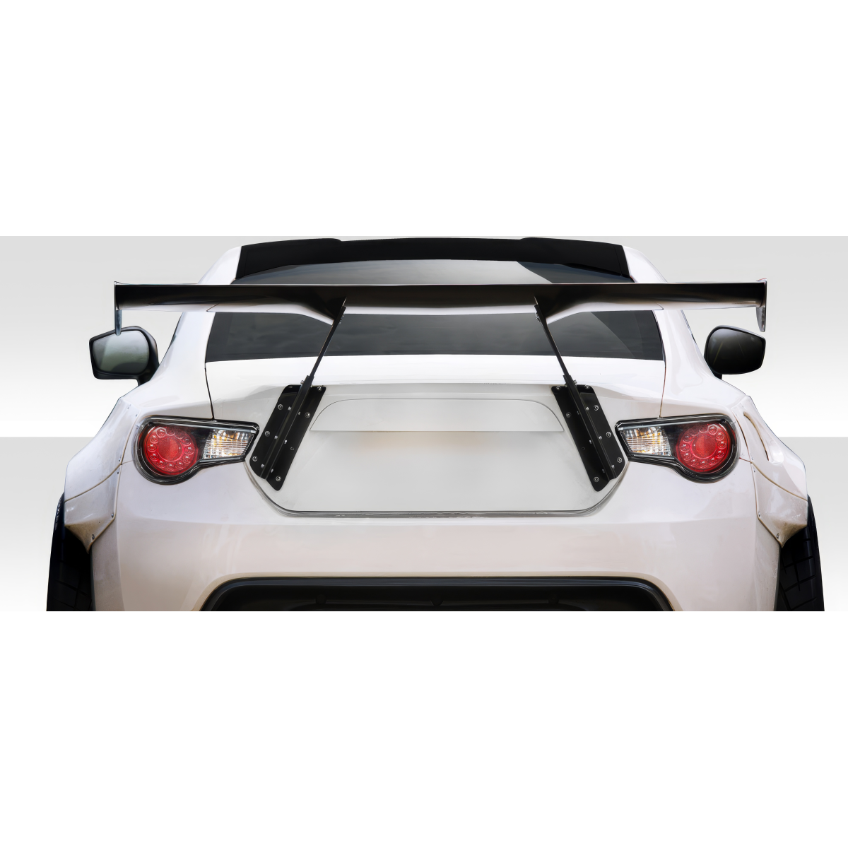 Modify your Subaru BRZ 2013 with our Exterior/Wings - Rear view angle of the vehicle parts image