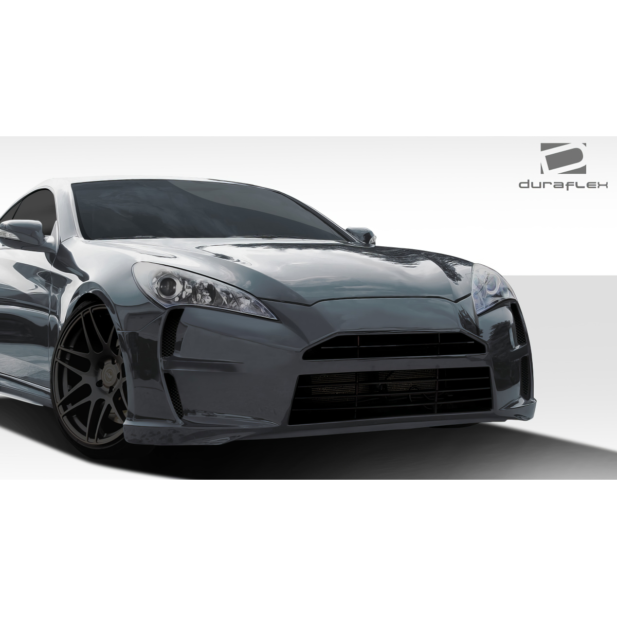 Modify your Genesis G70 2010 with our Exterior/Complete Body Kits - Front angle view of vehicle showcasing bumper design