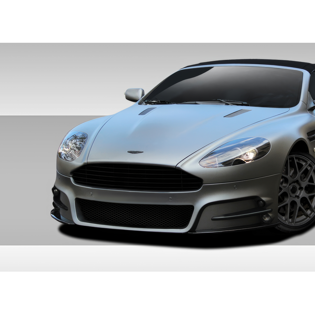 Modify your Aston Martin DB9 2004 with our Exterior/Complete Body Kits - Front angle view of Aston Martin DB9 with bumper