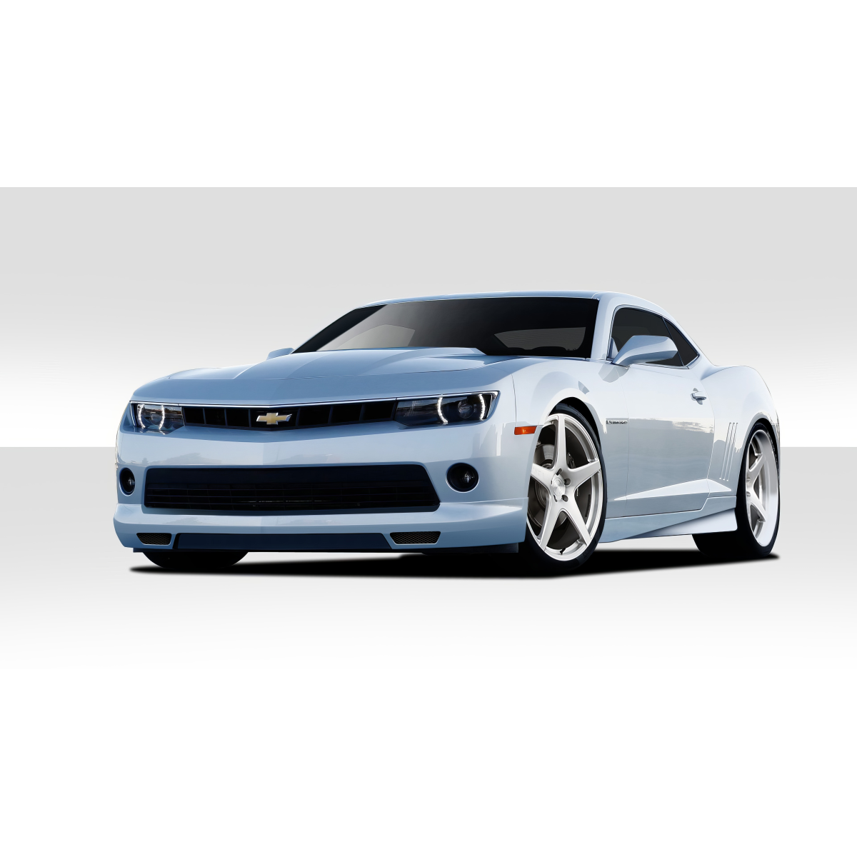 Modify your Chevrolet Camaro 2014 with our Exterior/Complete Body Kits - Front angle view of a Chevrolet Camaro