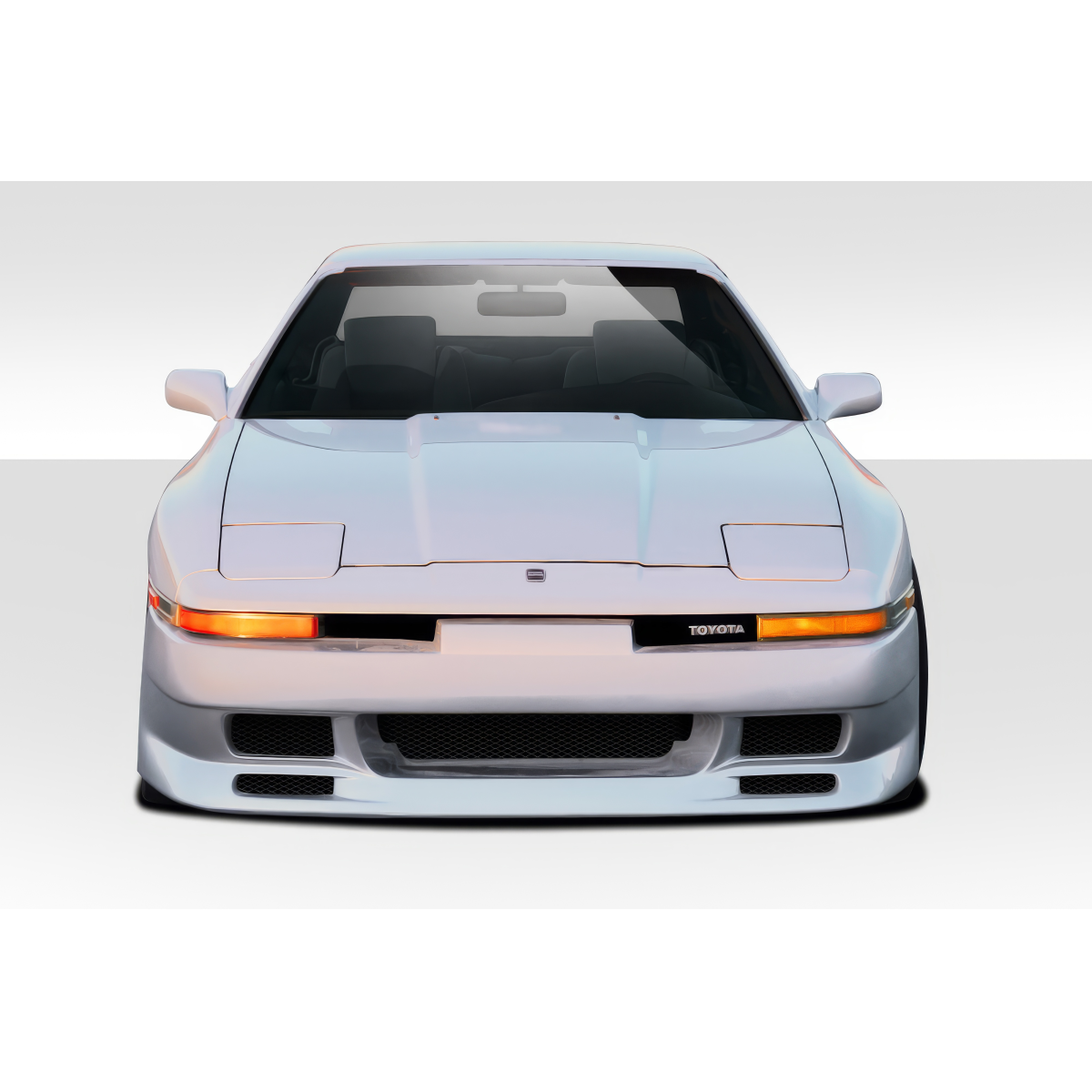 Modify your Toyota Supra 1986 with our Exterior/Front Bumpers or Lips - Front view of bumper from 0 degrees angle