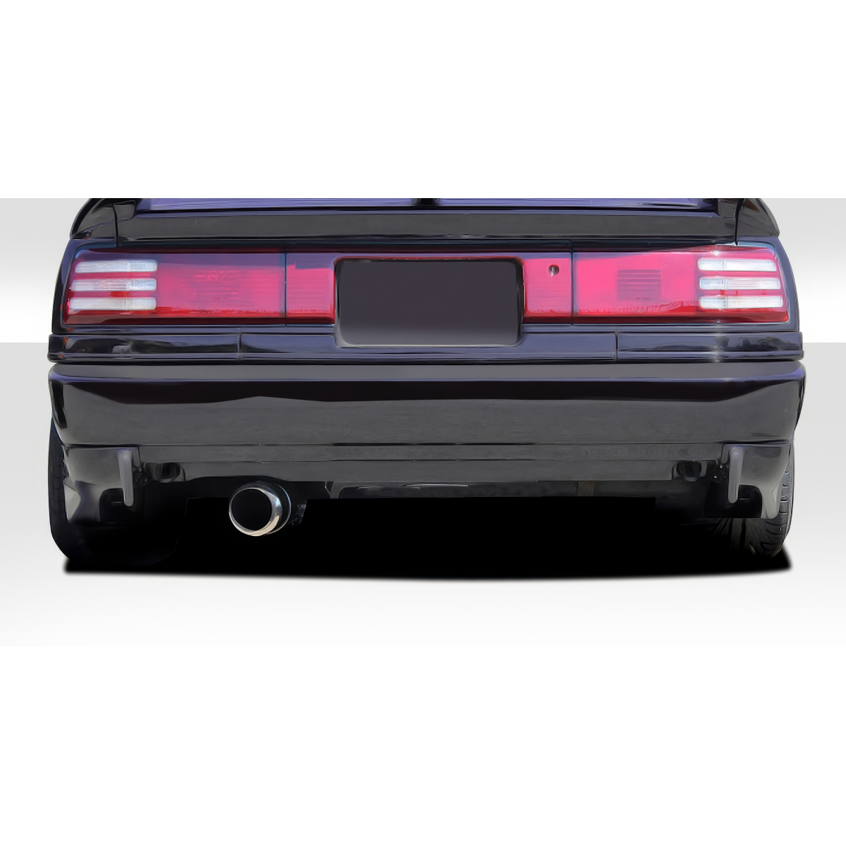 Modify your Toyota Supra 1986 with our Exterior/Rear Bumpers or Lips - Rear view angle of the vehicle part