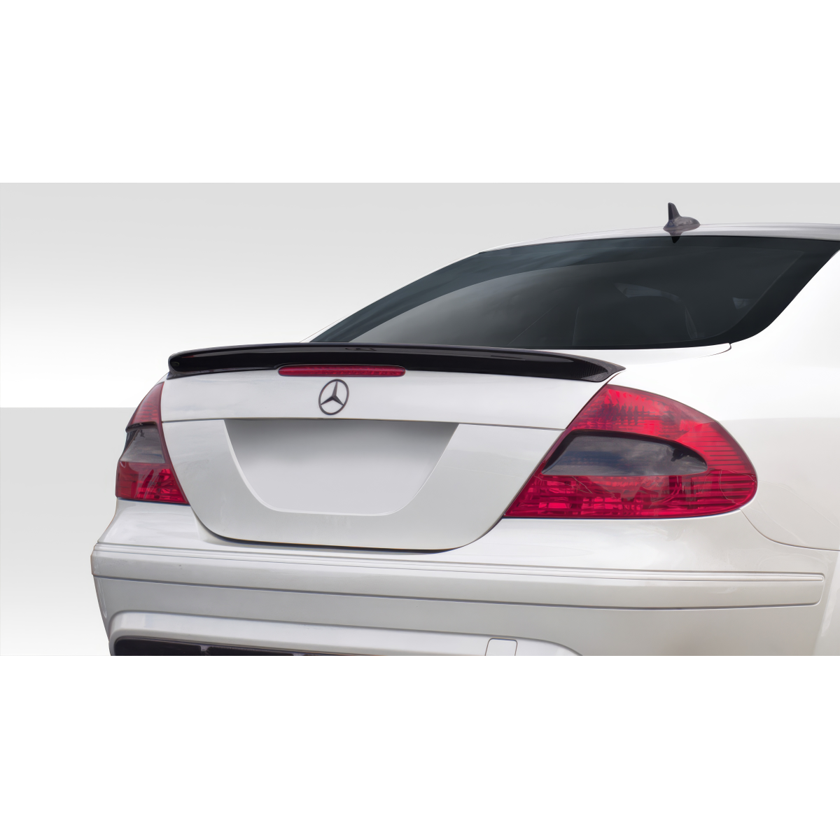 Modify your Mercedes-Benz CLK-Class 2003 with our Exterior/Wings - Rear angle view of the trunk lid with spoiler