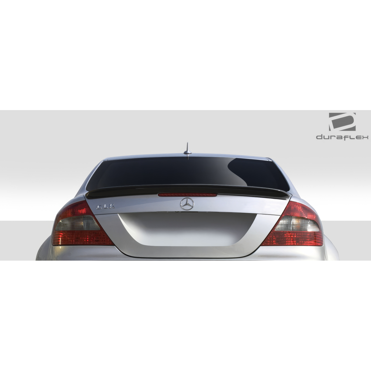 Modify your Mercedes-Benz CLK-Class 2003 with our Exterior/Wings - Rear view of vehicle at a straight angle