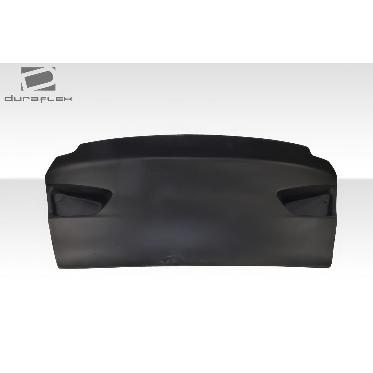 Modify your Mitsubishi Evolution 2008 with our Exterior/Trunks - Front view of a trunk part at a straight angle