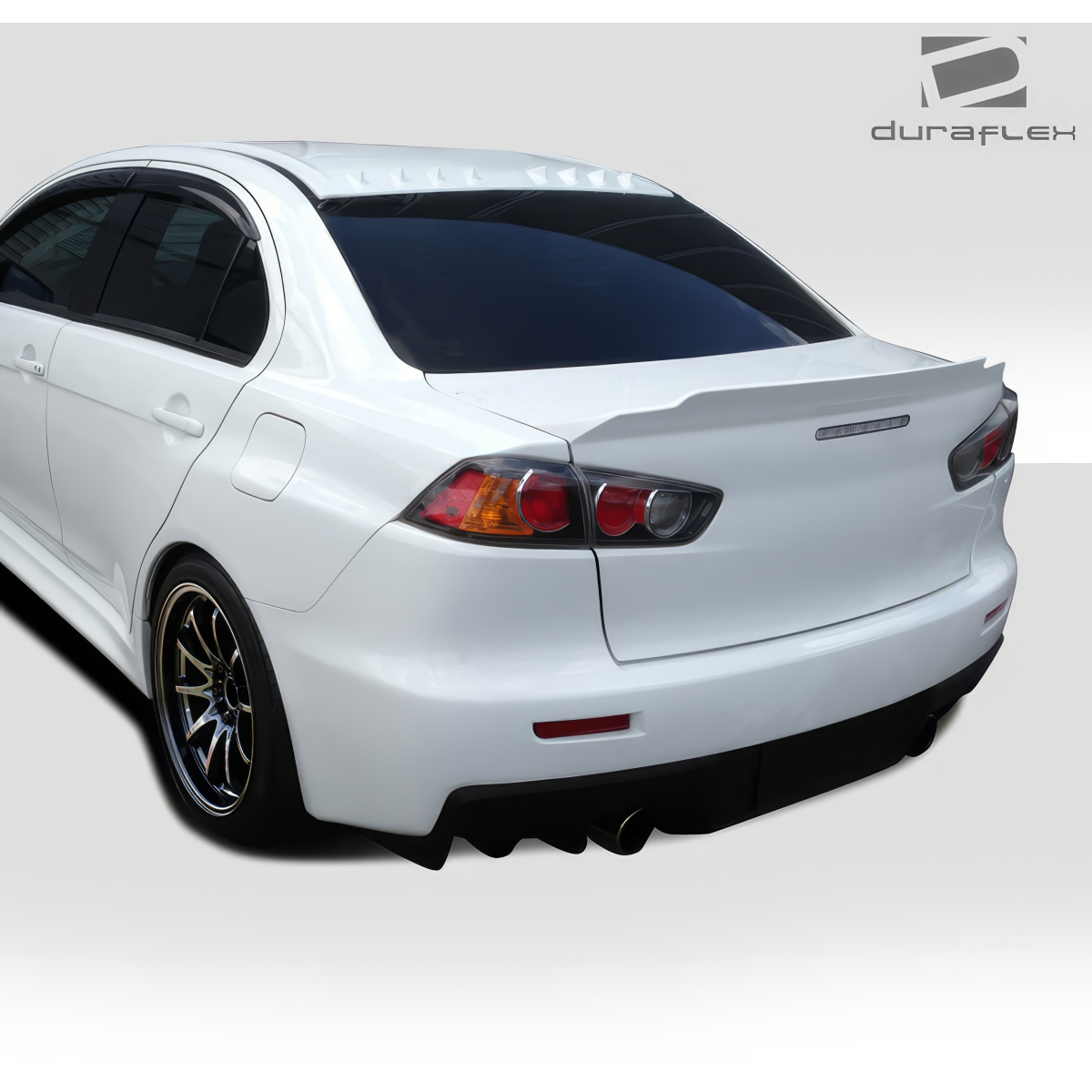 Modify your Mitsubishi Evolution 2008 with our Exterior/Trunks - View is from a slight rear angle