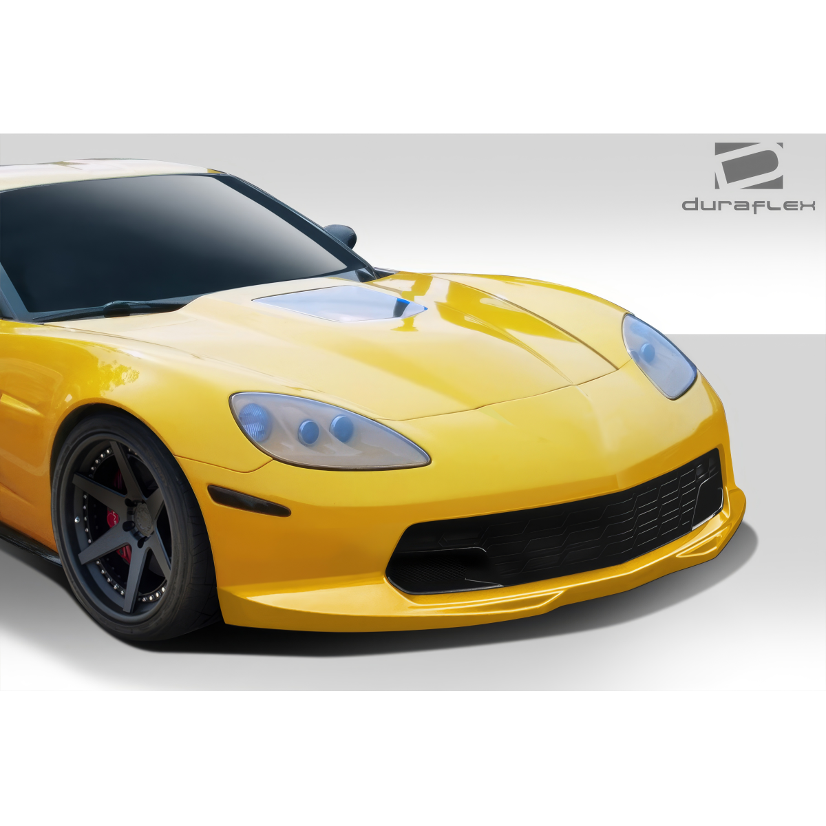 Modify your Chevrolet Corvette 2005 with our Exterior/Front Bumpers or Lips - Frontal angle showing front bumper design