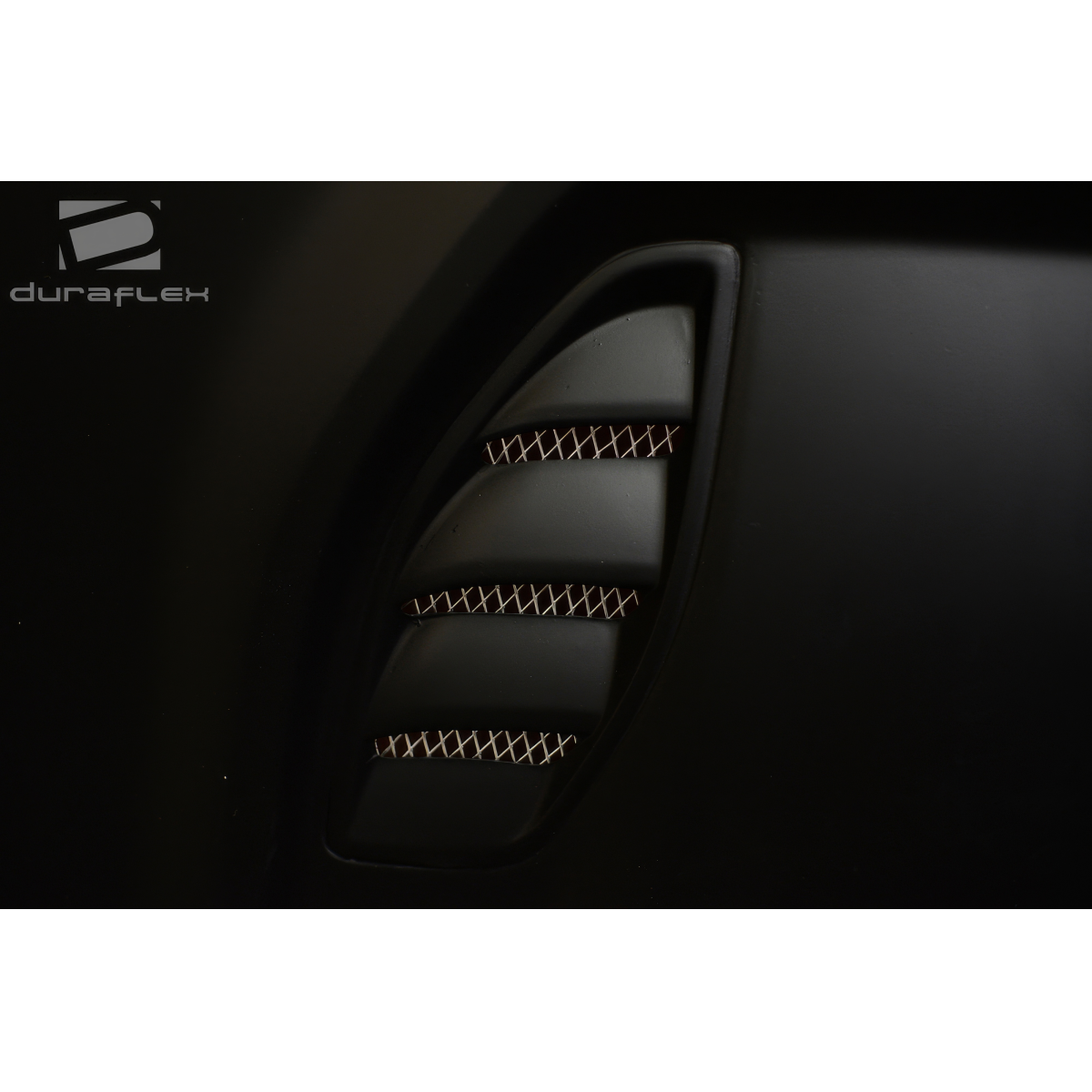 Modify your Jeep Wrangler 2007 with our Exterior/Hoods - Part is viewed from a straight on angle