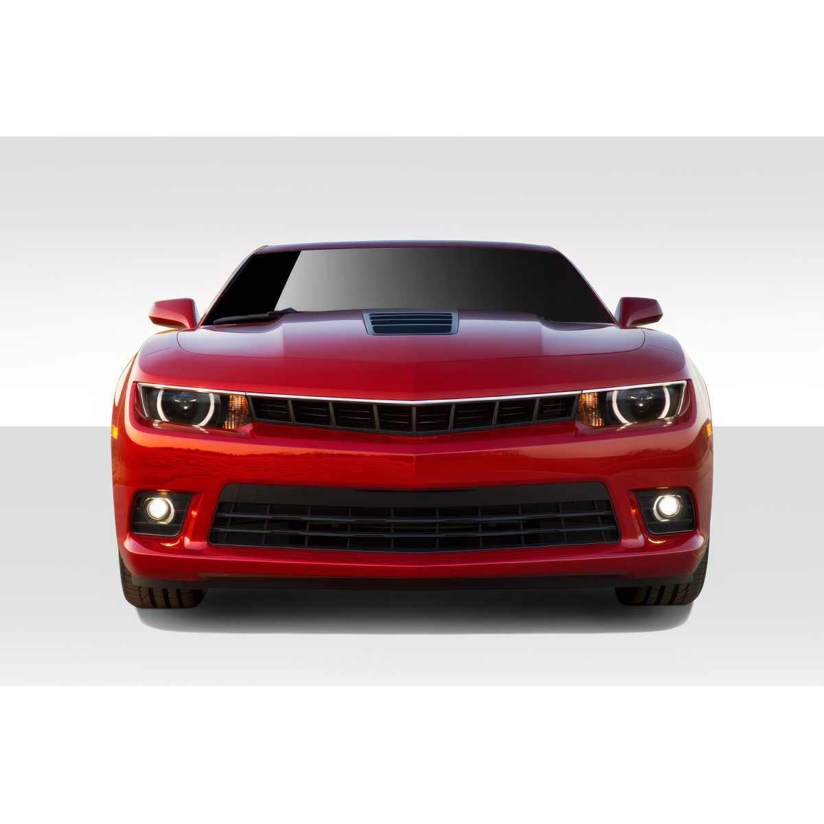 Modify your Chevrolet Camaro 2010 with our Exterior/Front Bumpers or Lips - Front view of vehicle at 0 degrees