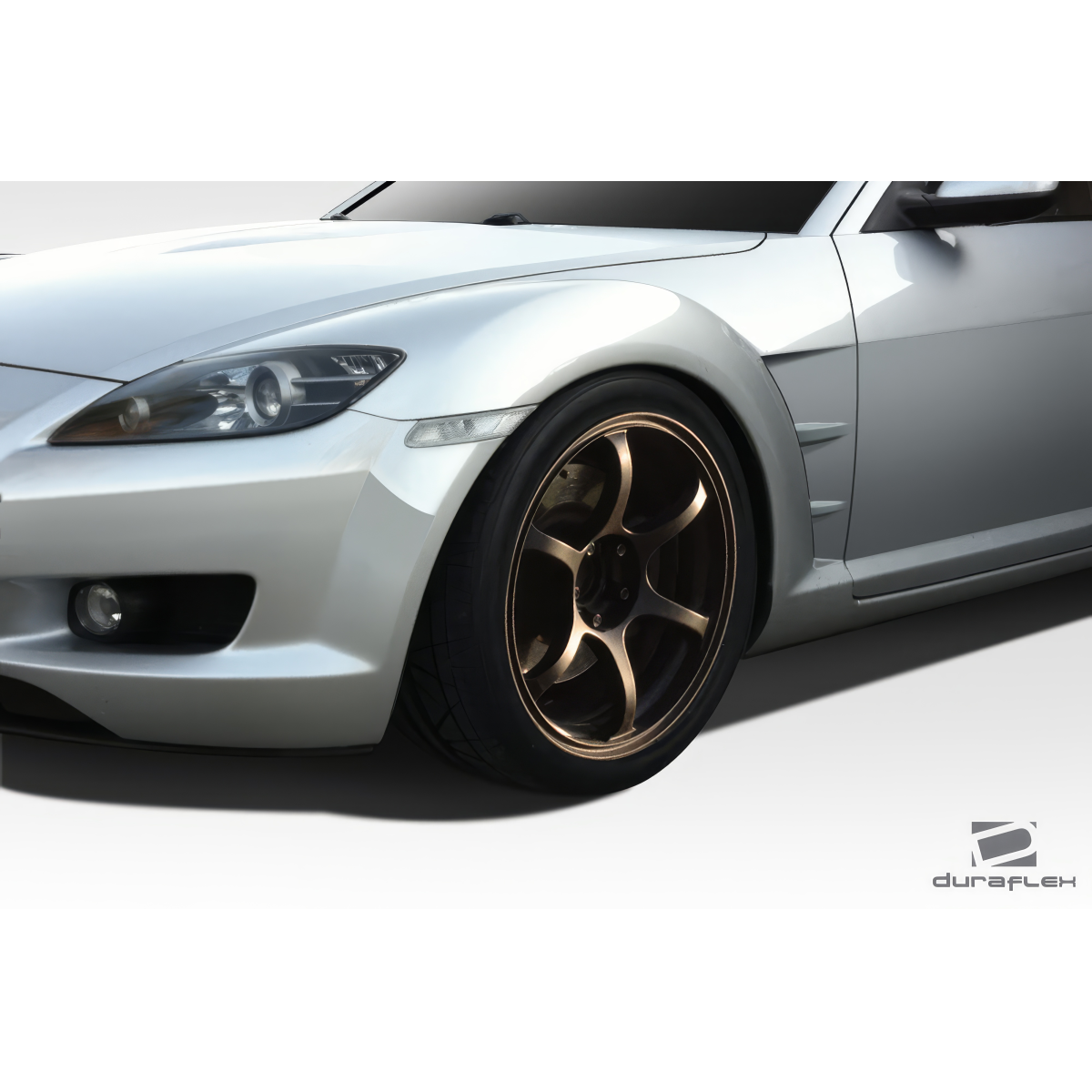 Modify your Mazda RX-8 2004 with our Exterior/Fenders - Front three quarter view of the car