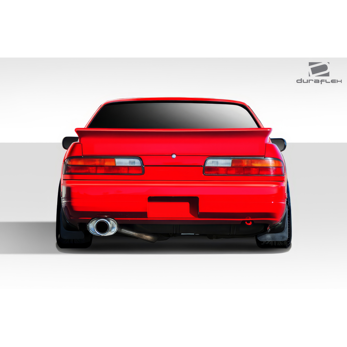 Modify your Nissan 240SX 1989 with our Exterior/Wings - Rear view angle of the vehicle is shown