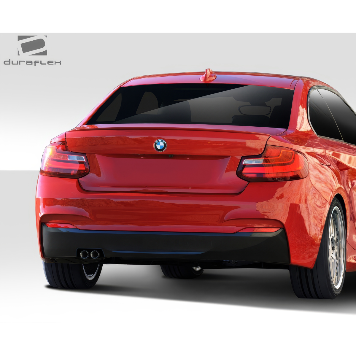 Modify your BMW 2-Series 2014 with our Exterior/Rear Bumpers or Lips - View from the rear at a slight angle