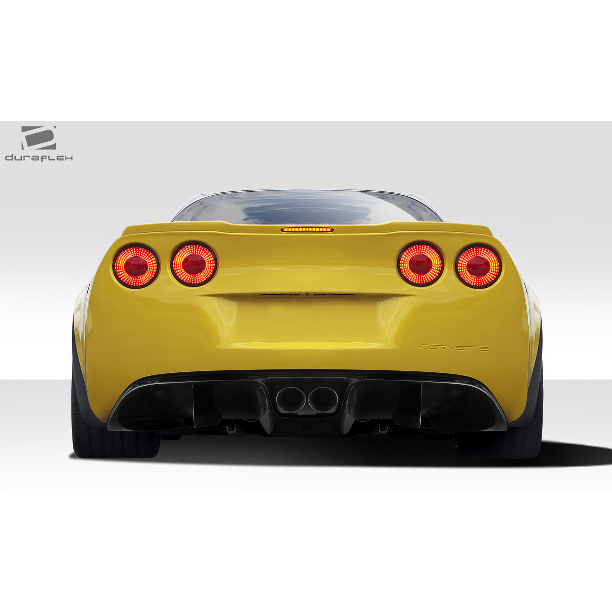 Modify your Chevrolet Corvette 2005 with our Exterior/Diffusers - Rear view angle of the vehicle