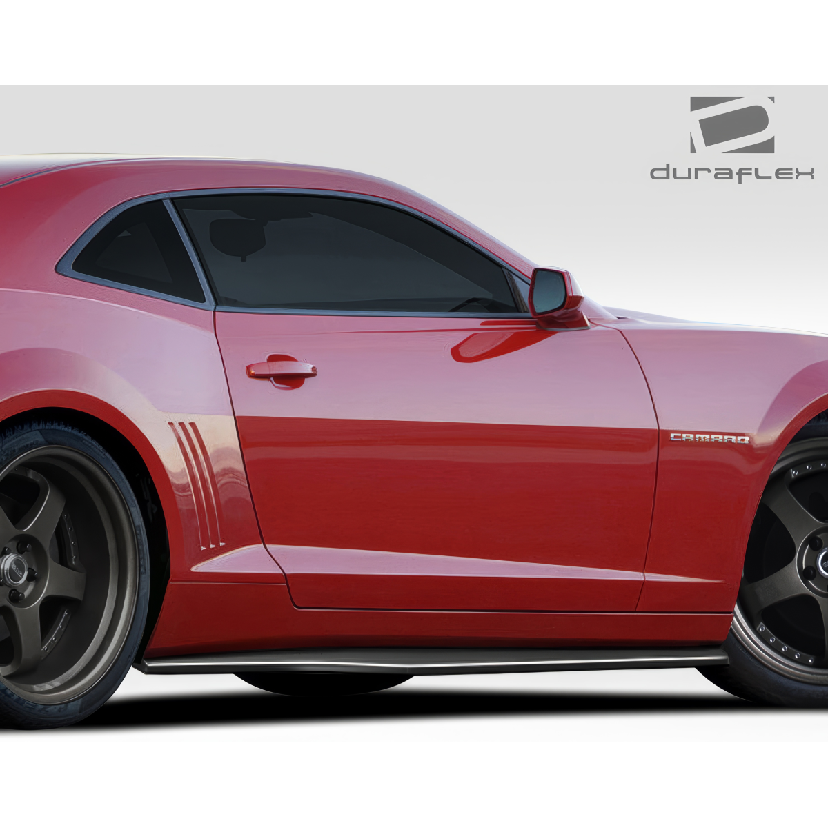 Modify your Chevrolet Camaro 2010 with our Exterior/Side Skirts - The image shows a side angle view of the vehicle