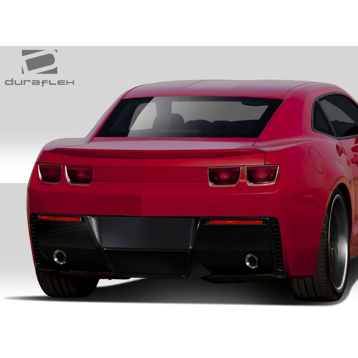 Modify your Chevrolet Camaro 2010 with our Exterior/Rear Bumpers or Lips - Rear view at a slight angle from the lower side