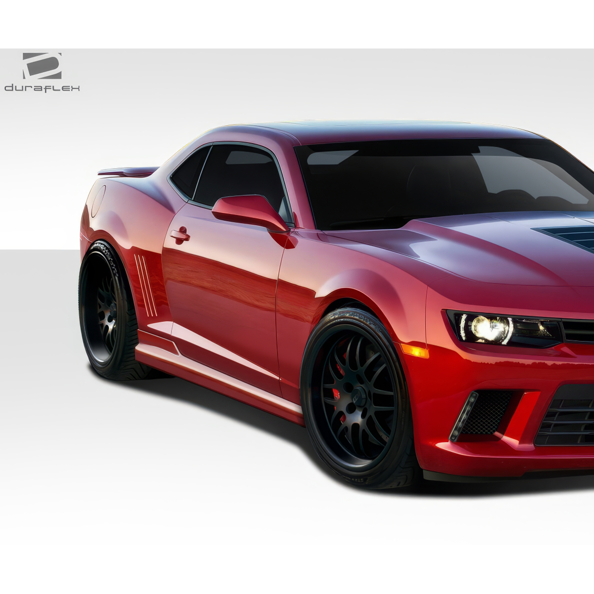 Modify your Chevrolet Camaro 2010 with our Exterior/Side Skirts - Three quarter view from the front left side