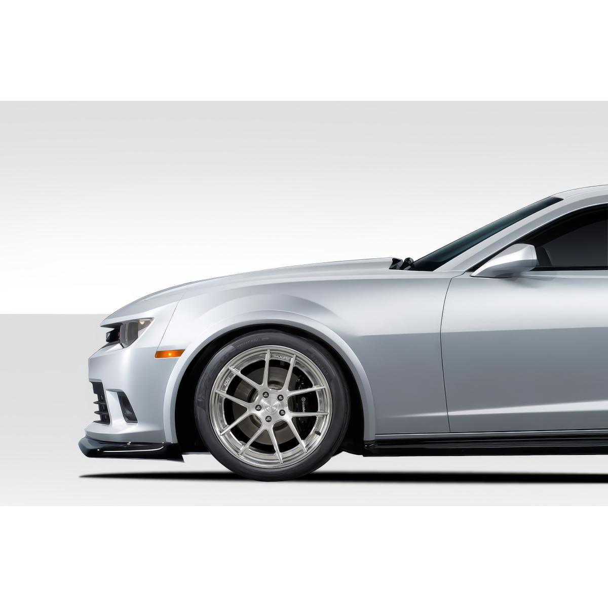 Modify your Chevrolet Camaro 2010 with our Exterior/Fenders - Side angle showing vehicle fender and wheel details