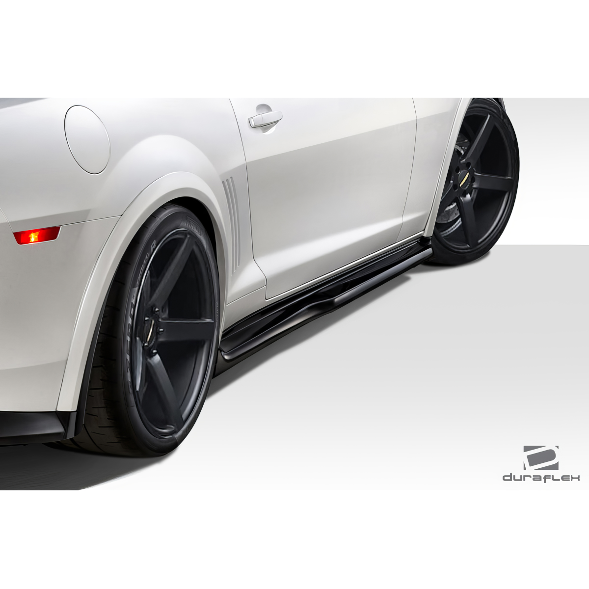 Modify your Chevrolet Camaro 2010 with our Exterior/Side Skirts - The image shows a side view angle of the part