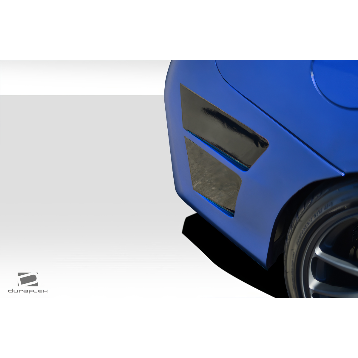 Modify your Subaru WRX 2015 with our Exterior/Rear Bumpers or Lips - Angled view of rear bumper showing details