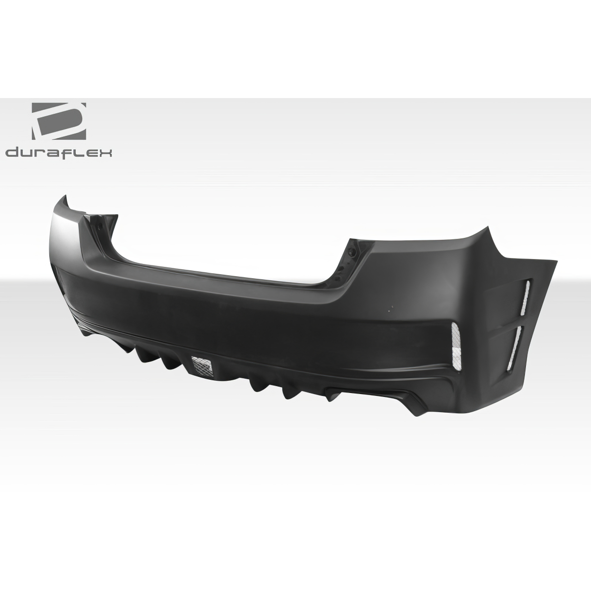 Modify your Subaru WRX 2015 with our Exterior/Rear Bumpers or Lips - Rear view angle with focus on bumper design