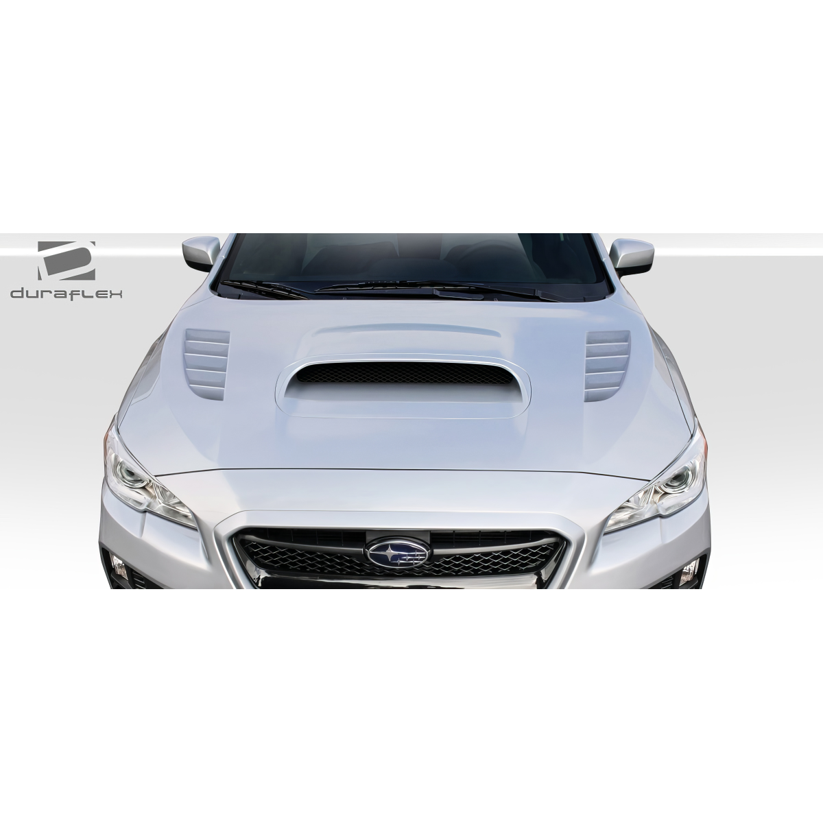 Modify your Subaru WRX 2015 with our Exterior/Hoods - Front top angle view of hood on Subaru WRX