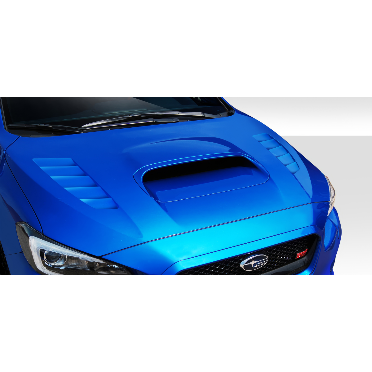 Modify your Subaru WRX 2015 with our Exterior/Hoods - Top down angle showing hood design