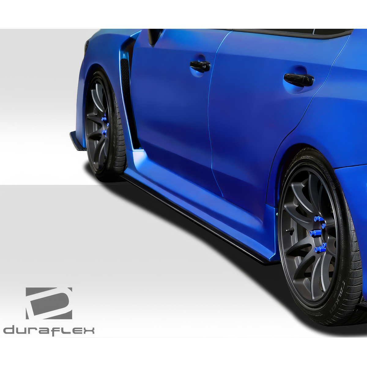 Modify your Subaru WRX 2015 with our Exterior/Other Exterior - Side angle view of a Subaru WRX showcasing side splitters