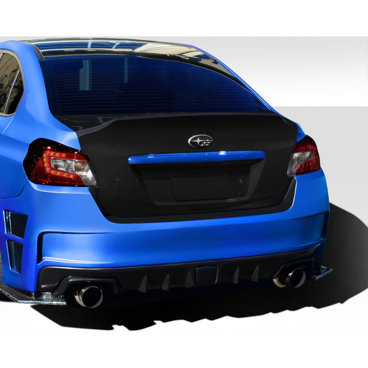 Modify your Subaru WRX 2015 with our Exterior/Trunks - Rear angle showing trunk part details