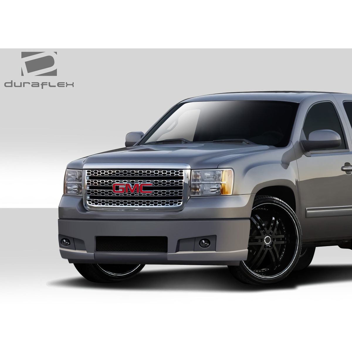 Modify your GMC Sierra 2007 with our Exterior/Front Bumpers or Lips - Front angle view of vehicle part