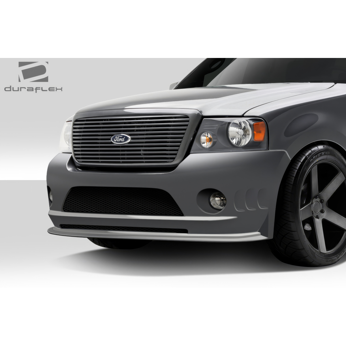 Modify your Ford F-150 2004 with our Exterior/Front Bumpers or Lips - Front view at a slight angle