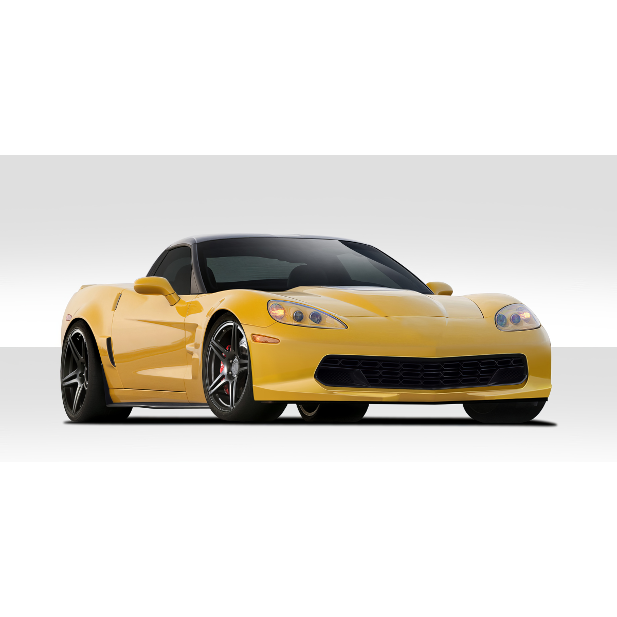 Modify your Chevrolet Corvette 2005 with our Exterior/Complete Body Kits - Front three quarter angle view of the vehicle