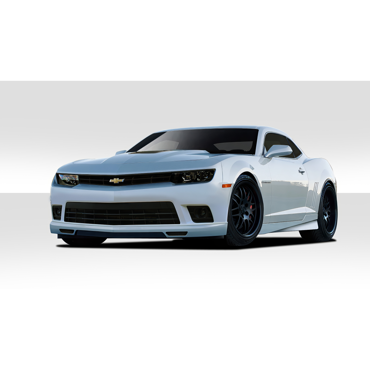 Modify your Chevrolet Camaro 2014 with our Exterior/Complete Body Kits - Front three quarter angle view of the vehicle