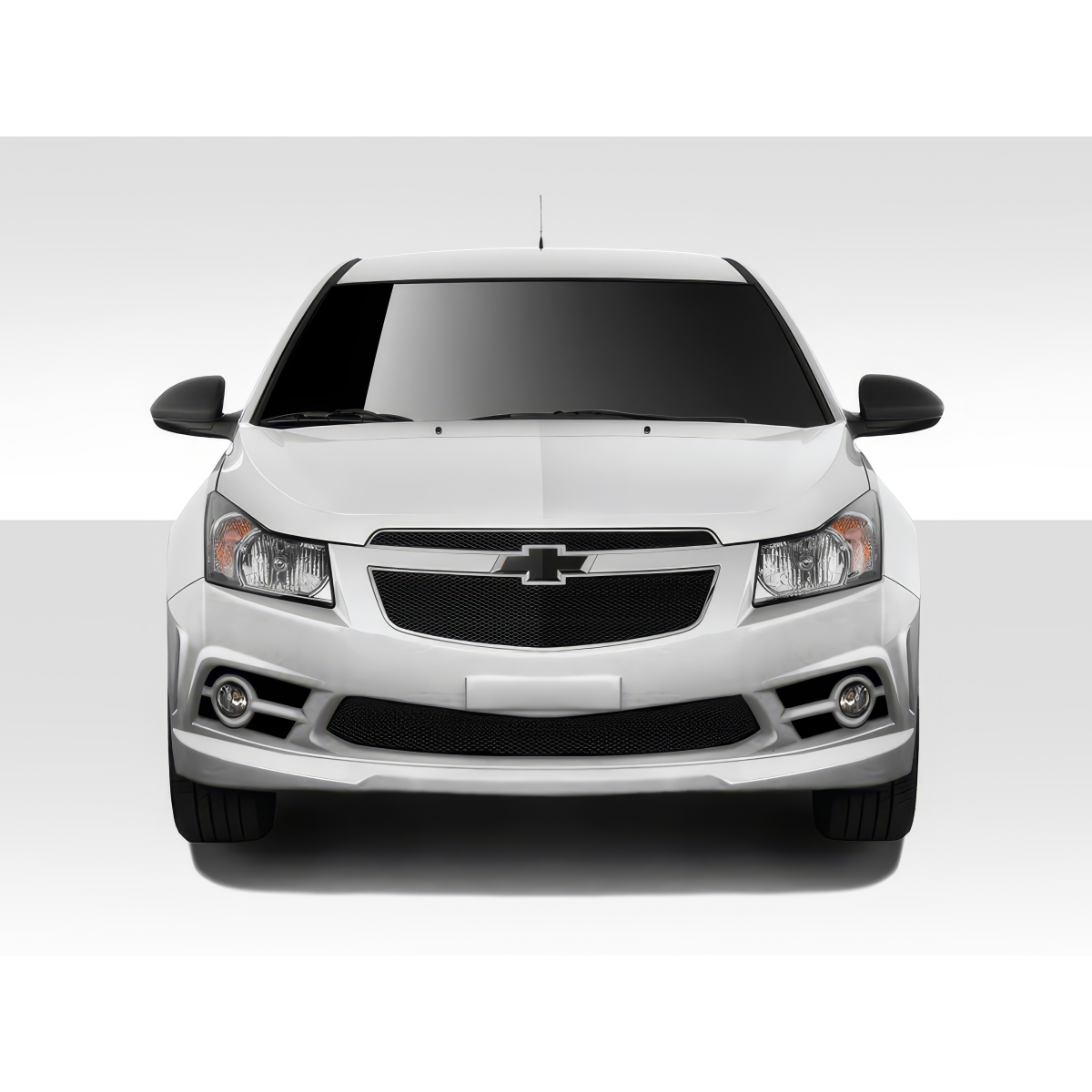 Modify your Chevrolet Cruze 2011 with our Exterior/Complete Body Kits - Front angle view of Chevrolet Cruze body kit