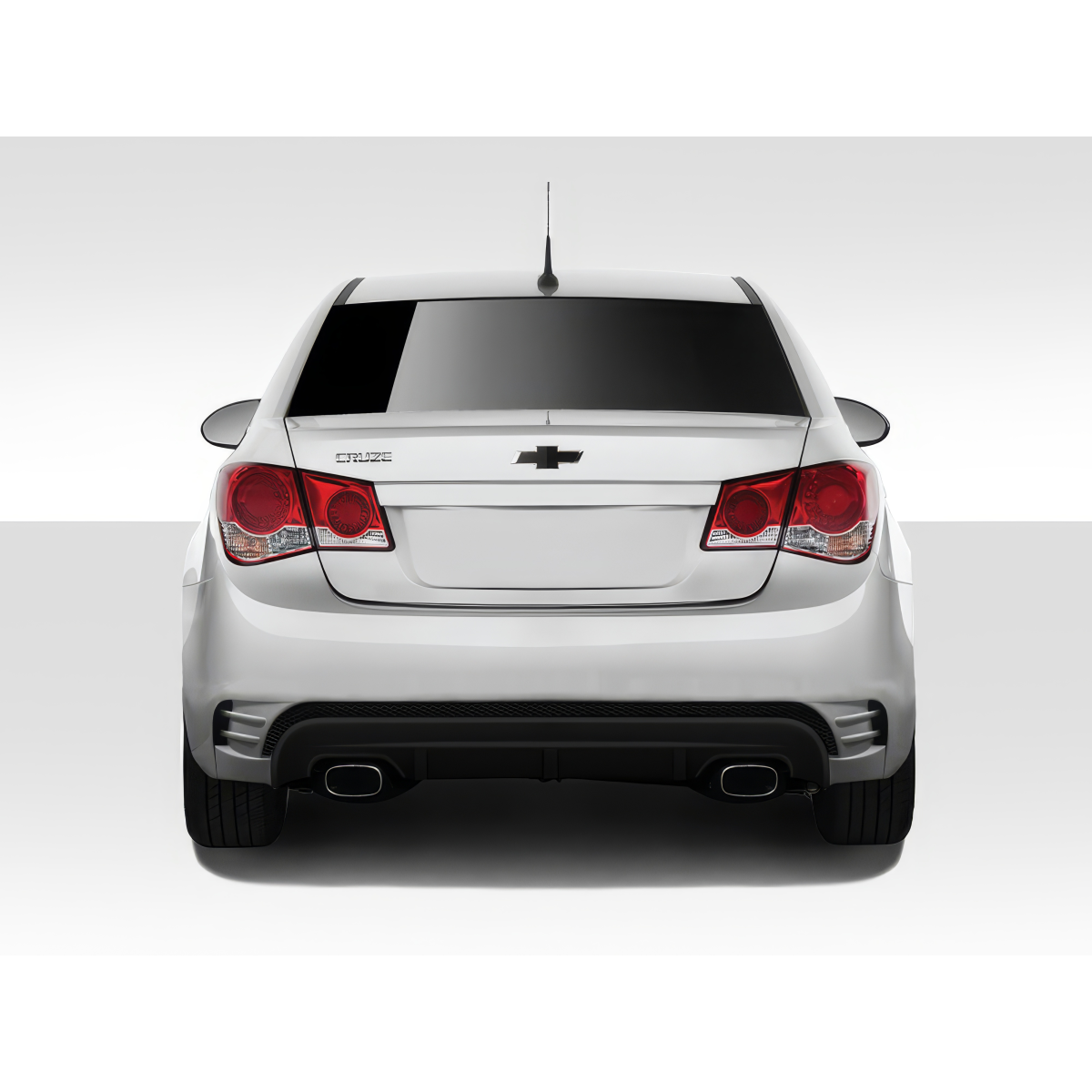 Modify your Chevrolet Cruze 2011 with our Exterior/Complete Body Kits - Rear view of vehicle shown straight on