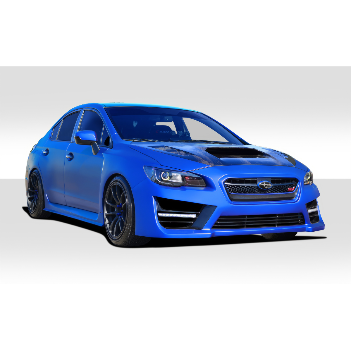 Modify your Subaru WRX 2015 with our Exterior/Complete Body Kits - Front side angle view of the vehicle