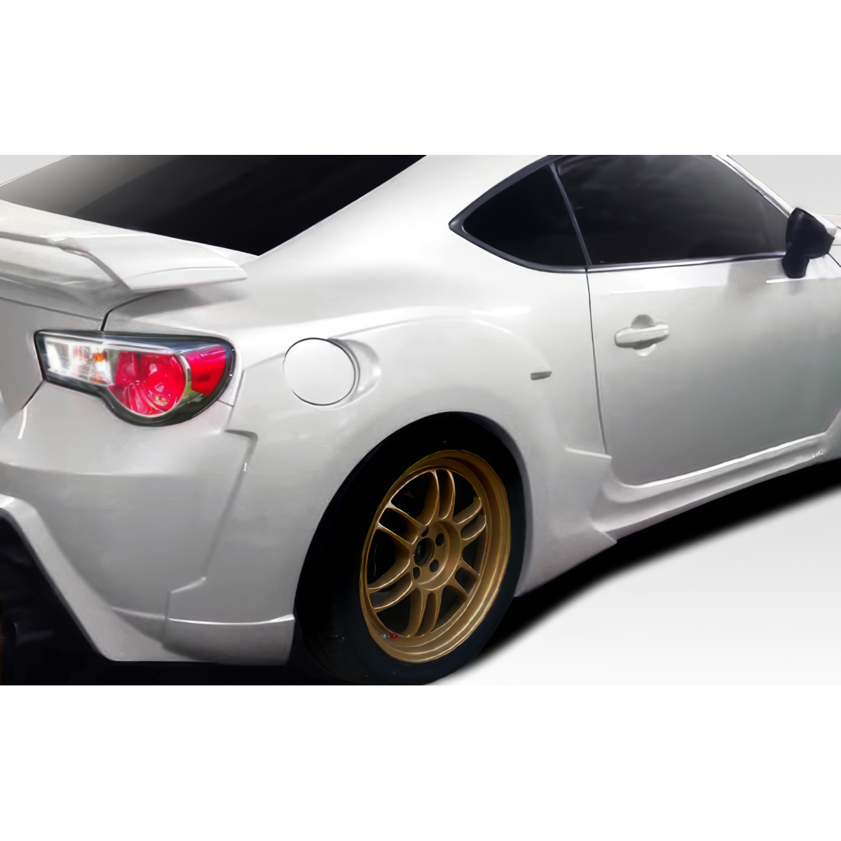 Modify your Subaru BRZ 2013 with our Exterior/Fenders - Rear half angle of the vehicle showing fender
