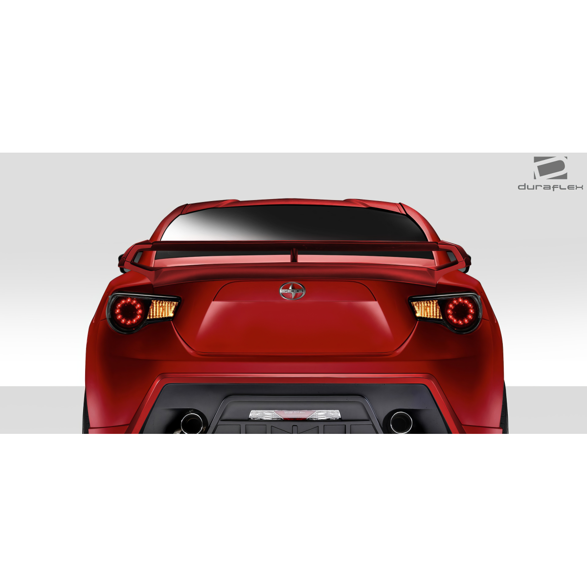 Modify your Subaru BRZ 2013 with our Exterior/Wings - Rear view at eye level of the vehicle